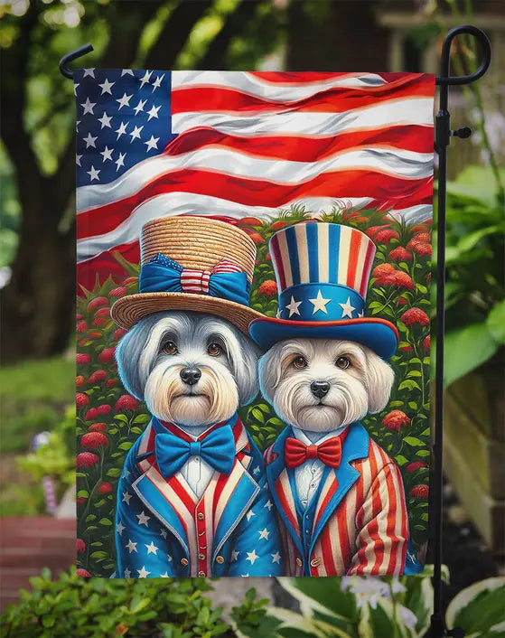 All American Dandie Dinmont Terrier Garden Flag Caroline's Treasures