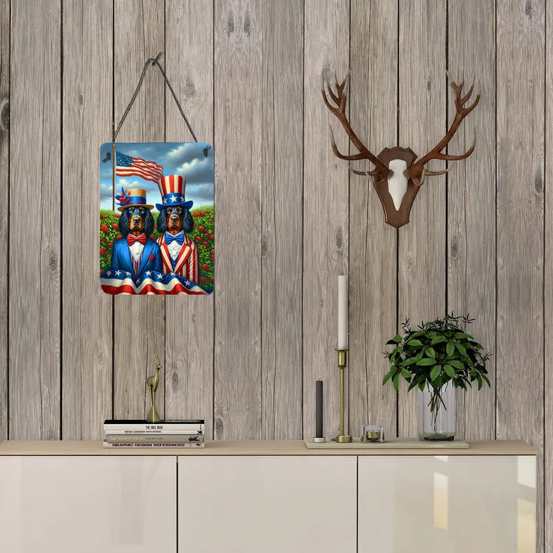 All American Gordon Setter Wall or Door Hanging Prints Caroline's Treasures