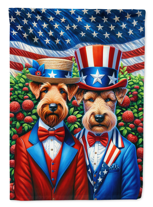 All American Irish Terrier Garden Flag Caroline's Treasures