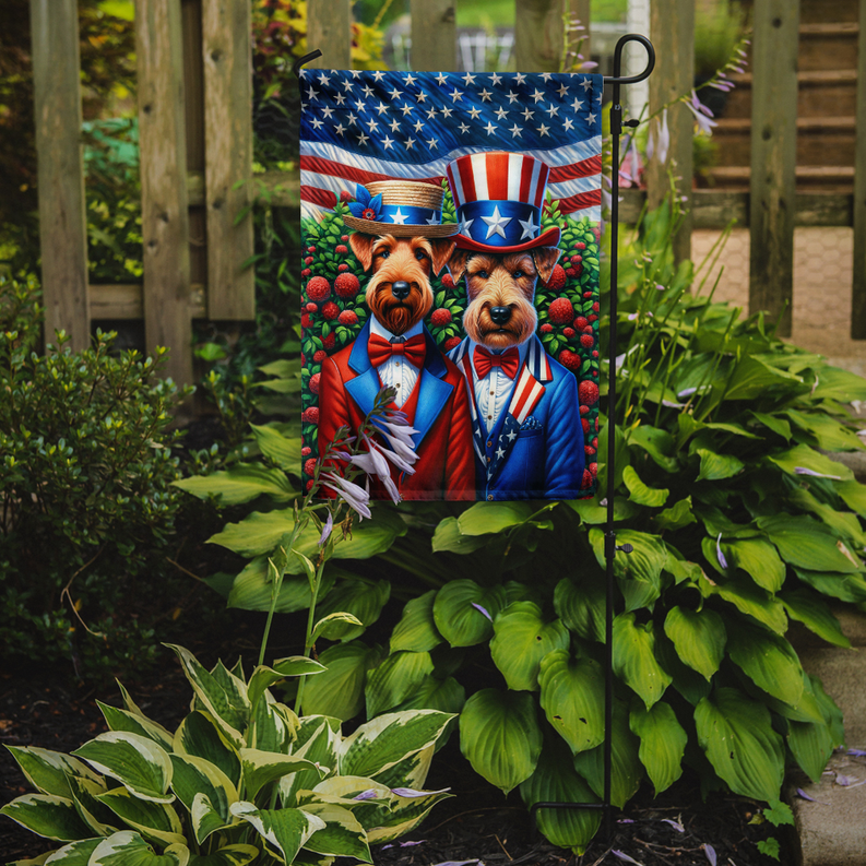 All American Irish Terrier Garden Flag Caroline's Treasures