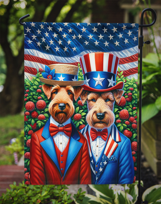 All American Irish Terrier Garden Flag Caroline's Treasures
