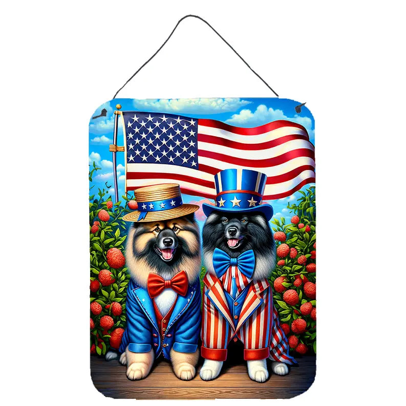 All American Lhasa Apso Wall or Door Hanging Prints Caroline's Treasures