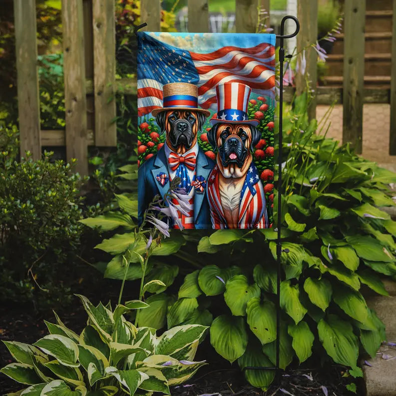 All American Mastiff Garden Flag Caroline's Treasures