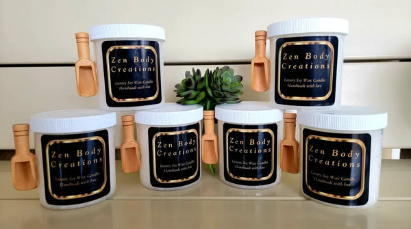 All Natural Salt Body Scrubs Zen Candle & Body