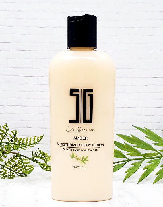 Aloe and Hemp Oil Body Moisturizer Solo Giovane