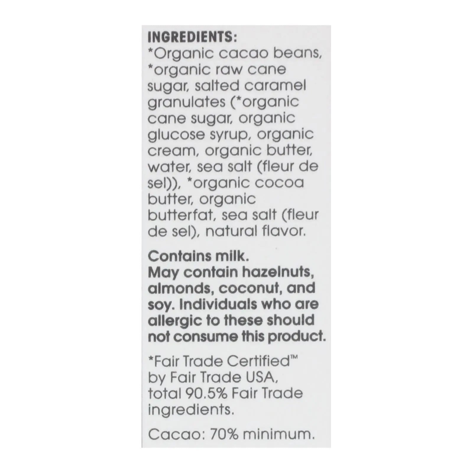 Alter Eco Americas Organic Chocolate Bar - Dark Salted Burnt Caramel - 2.82 Oz Bars - Case Of 12 Alter Eco