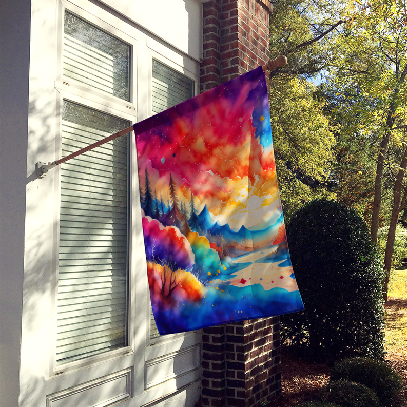 Amaranths in Color House Flag Caroline's Treasures