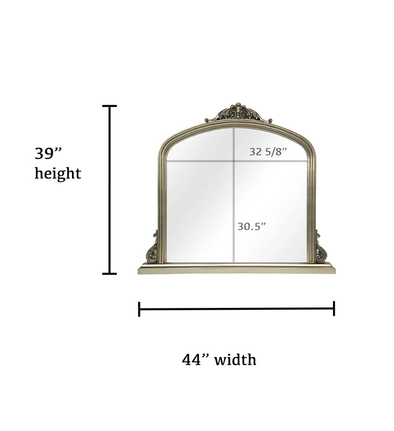 Amarone Ornate Molding Mantle Mirror SBC-LTD