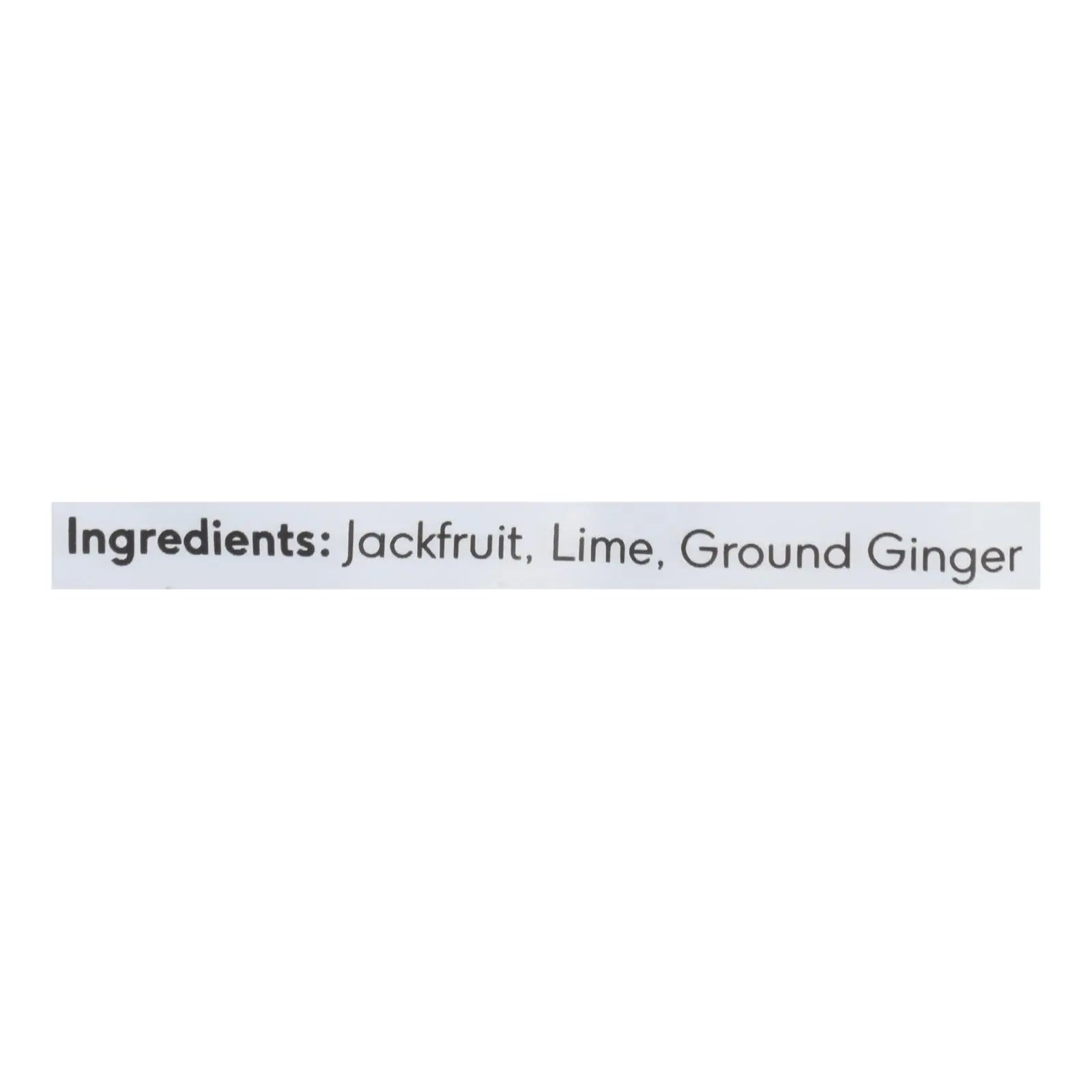 Amazi Foods - Jackfruit Chws Ginger Lime - Case Of 6-2.3 Oz Amazi Foods