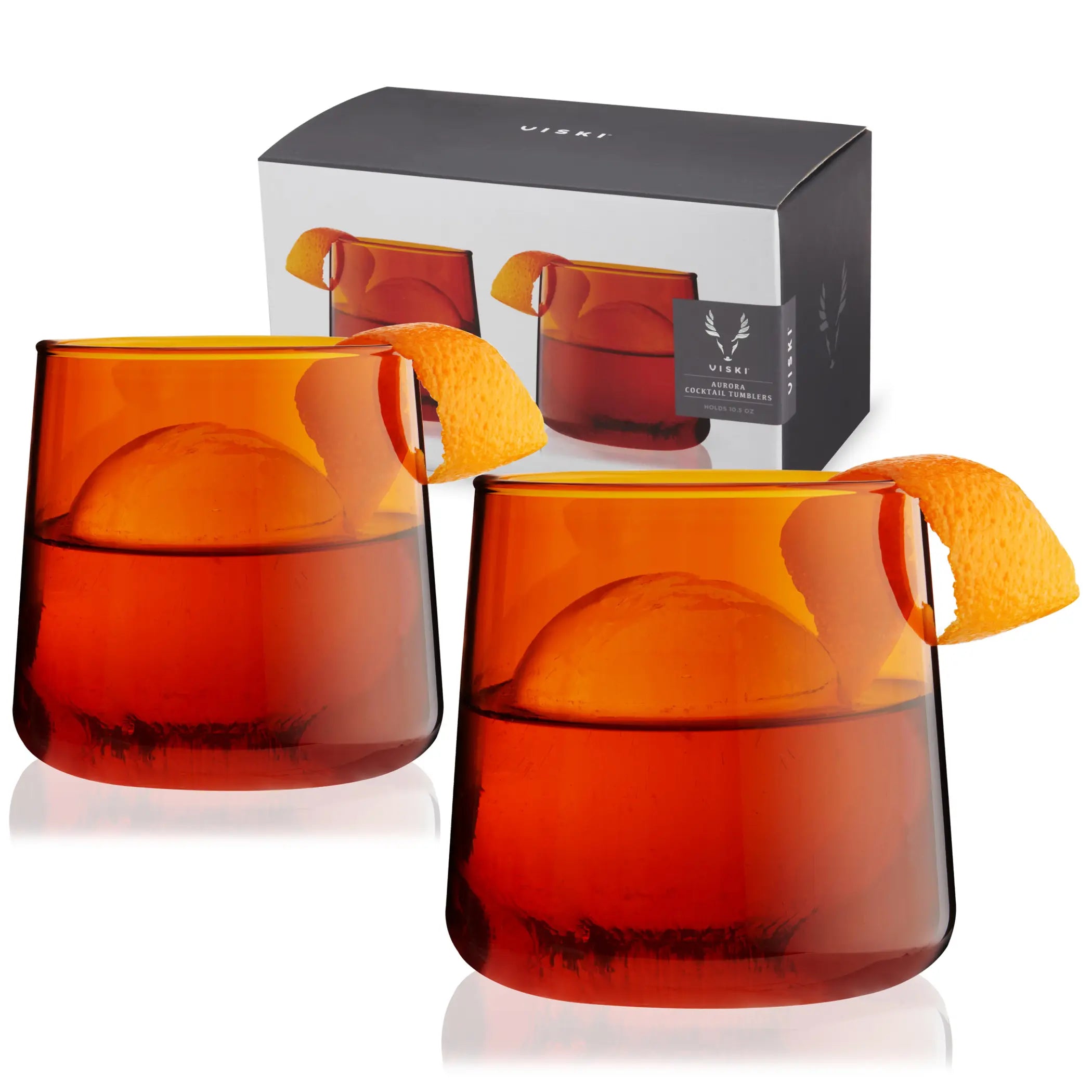 Amber Aurora Cocktail Tumblers (set of 2) Viski