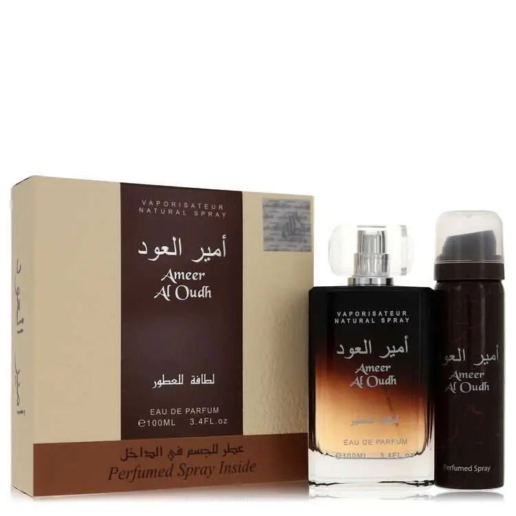 Ameer-Al-Oudh-by-Lattafa-Gift-Set-3.4-oz-Eau-De-Parfum-Spray-_-1.7-oz-Perfumed-Spray-for-Men-Lattafa-335572482