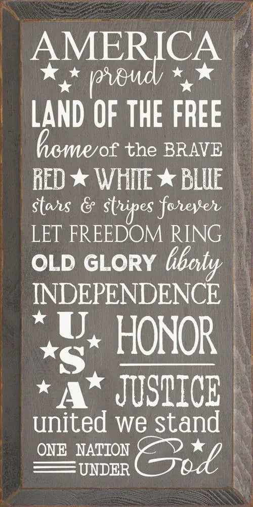 America, Proud, Land Of The Free, Home Of The Brave... Sawdust City