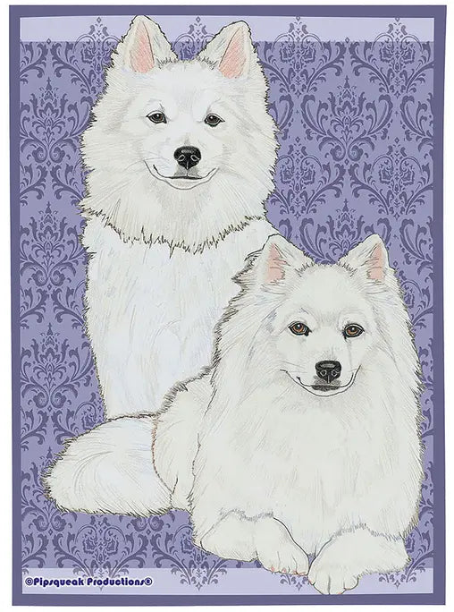 American Eskimo - Best of Breed Dog Breed Fleece Blanket Best of Breed