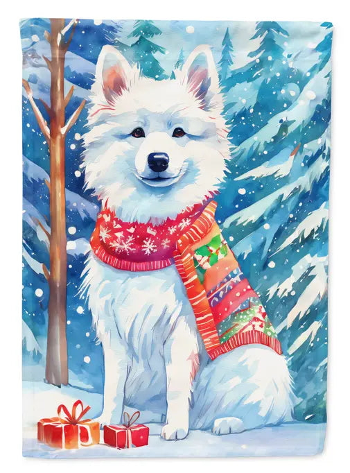 American Eskimo Christmas Garden Flag Caroline's Treasures