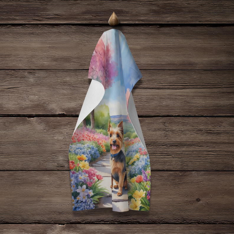 American Eskimo Spring Garden Pair of Pot Holders Caroline's Treasures