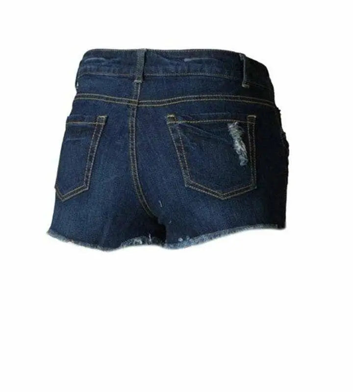 American Flag Distress Denim Shorts SurelyMine