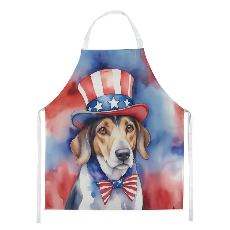 American Foxhound Patriotic American Apron Caroline's Treasures
