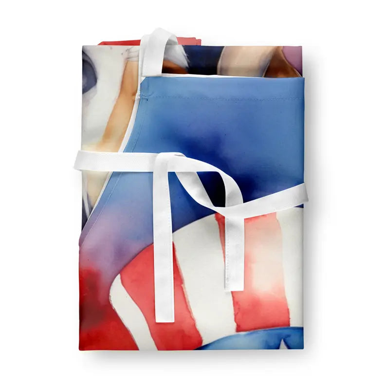 American Foxhound Patriotic American Apron Caroline's Treasures