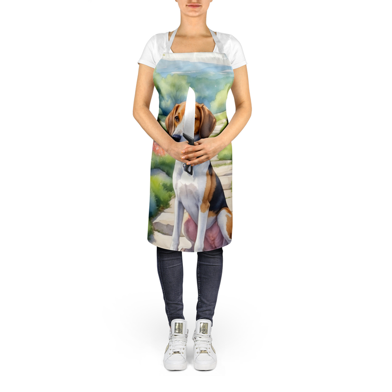 American Foxhound Spring Garden Apron Caroline's Treasures