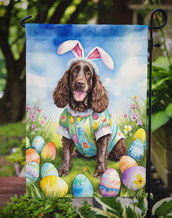 American Water Spaniel Easter Egg Hunt Garden Flag Caroline's Treasures