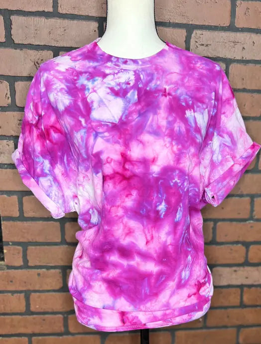 Amethyst Ice Dye Blank Tee The Blended Owl