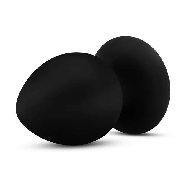 Anal Adventures Platinum Silicone Anal Stout Plug Black Blush Novelties