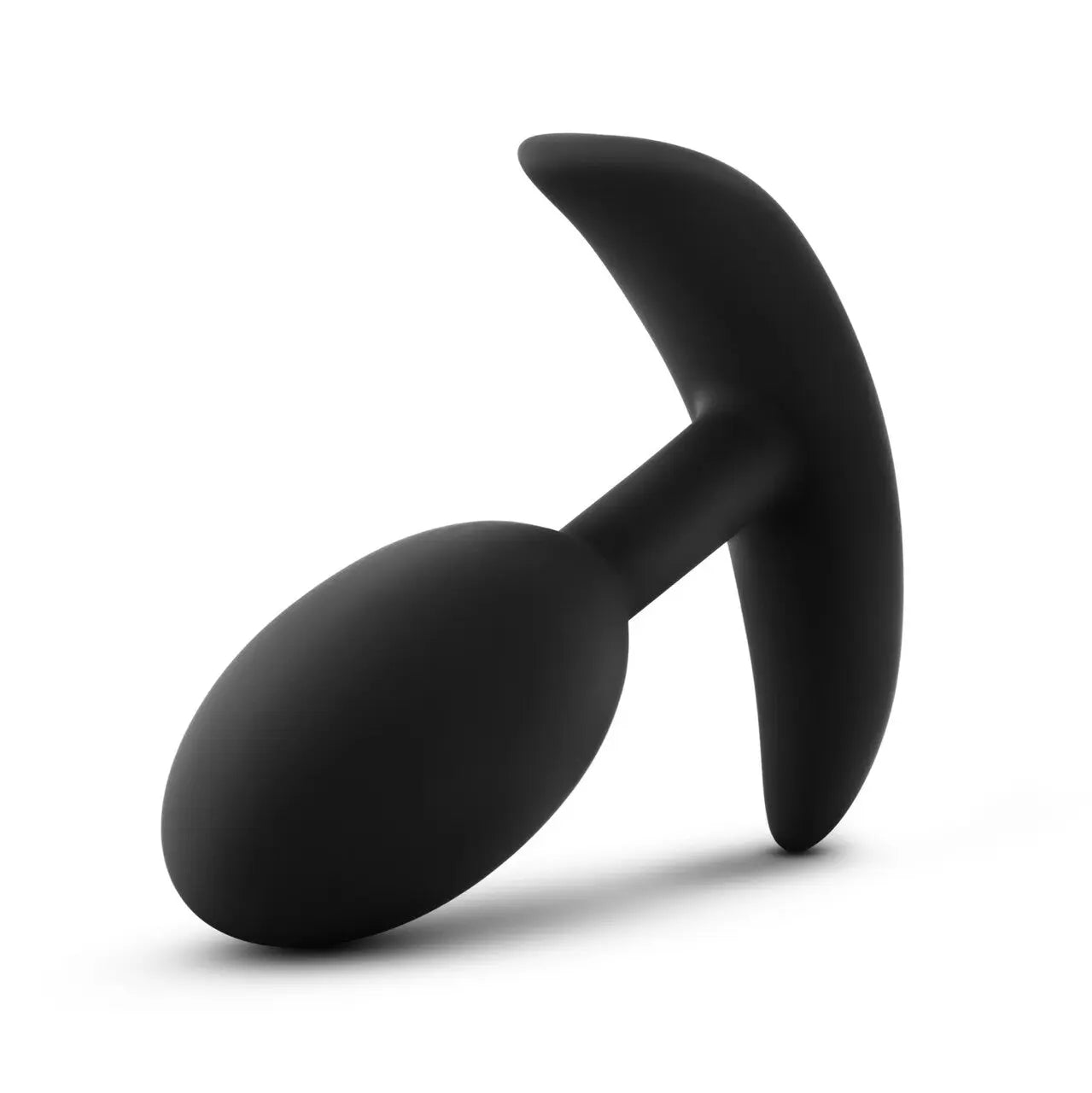 Anal Adventures Platinum Silicone Vibra Slim Plug Black Blush Novelties
