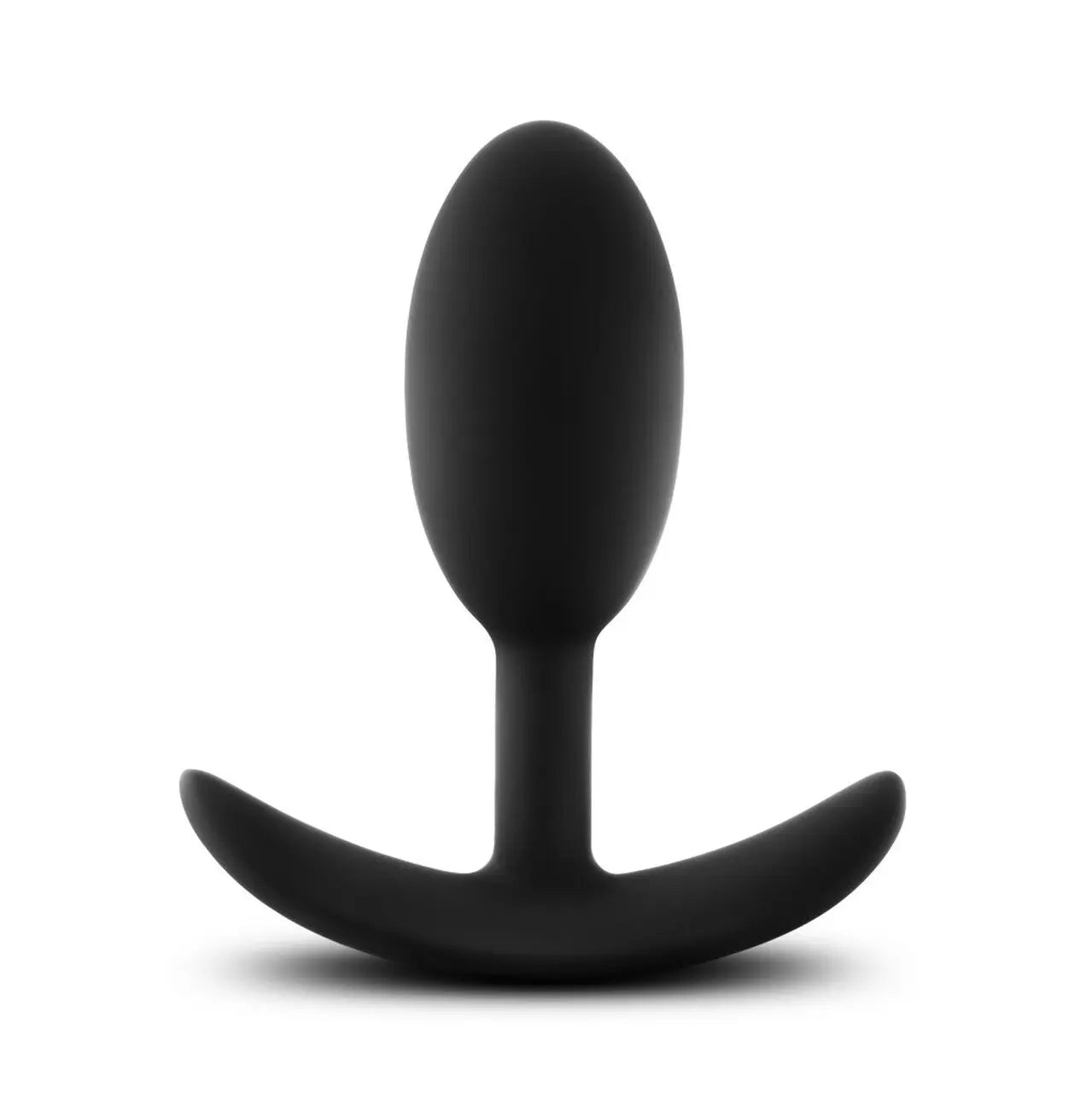 Anal Adventures Platinum Silicone Vibra Slim Plug Black Blush Novelties