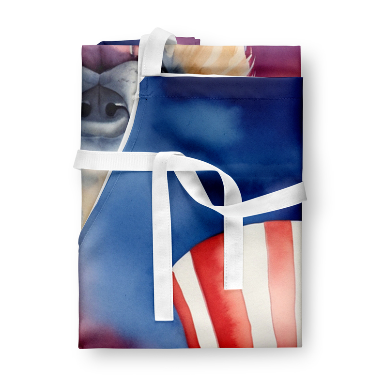 Anatolian Shepherd Patriotic American Apron Caroline's Treasures