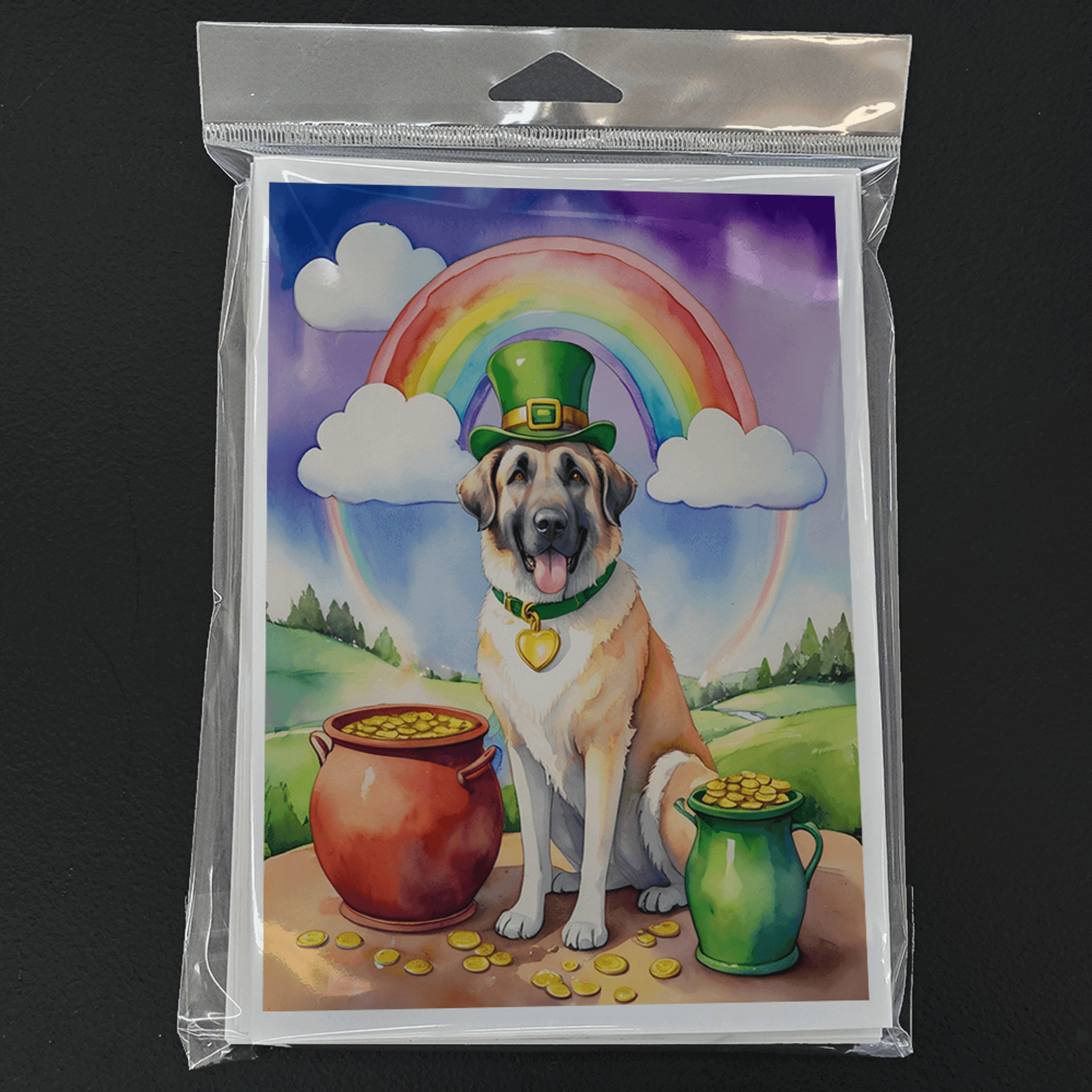 Anatolian Shepherd St Patrick's Day Greeting Cards Pack of 8 Caroline's Treasures