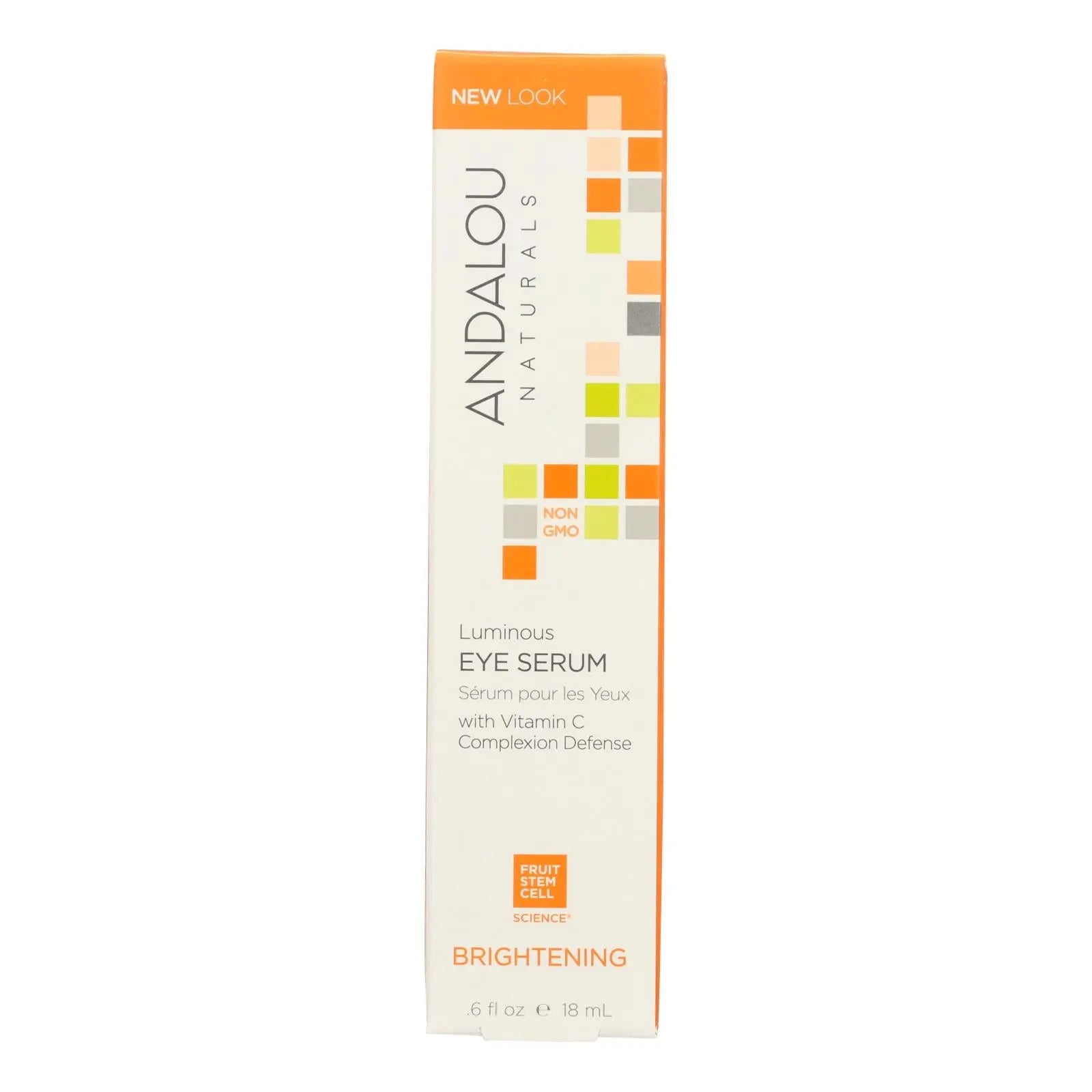 Andalou Naturals Luminous Eye Serum Brightening - 0.6 Fl Oz Andalou Naturals