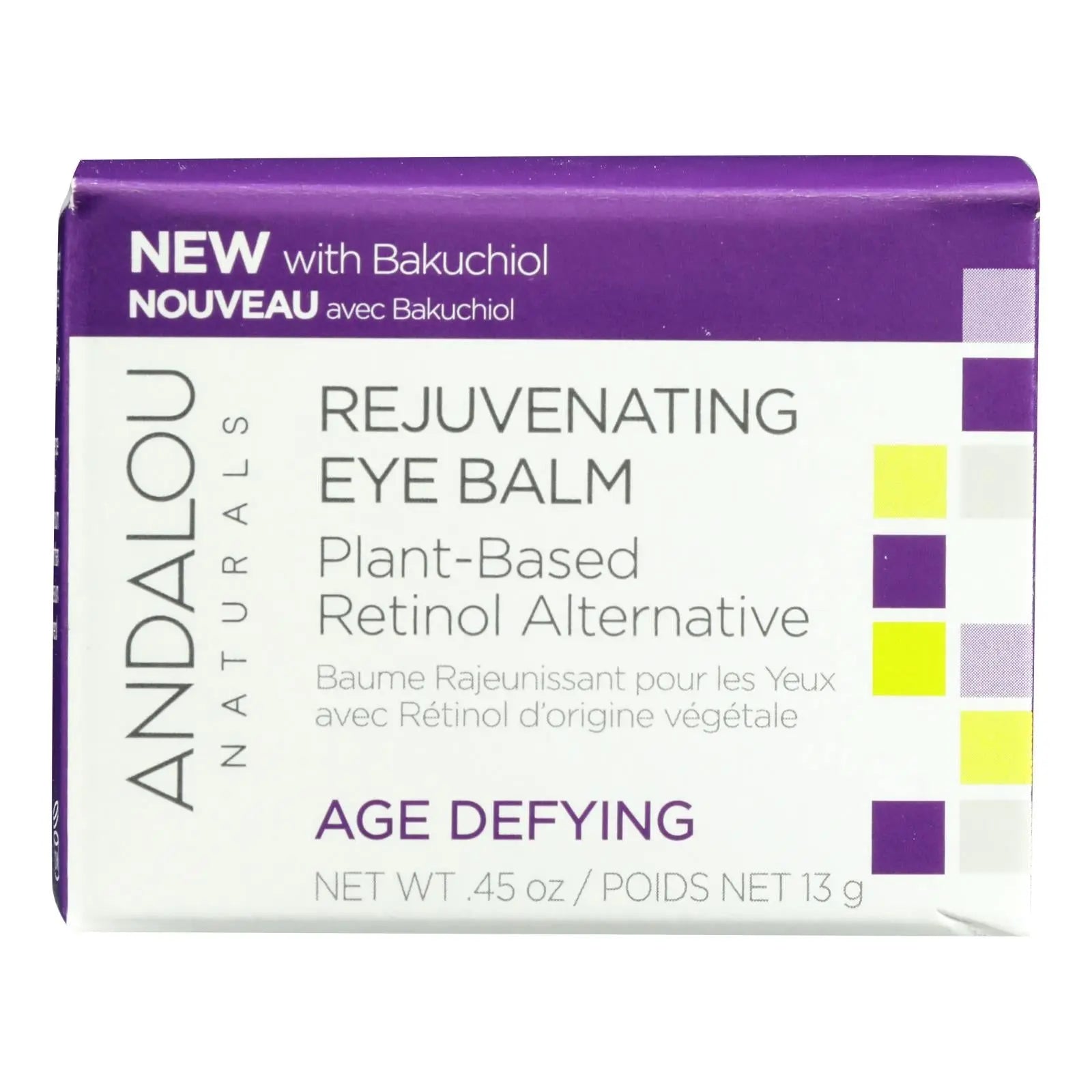 Andalou Naturals - Retinol Eye Balm Rejuv Peanut Butter - 1 Each-.45 Oz Andalou Naturals