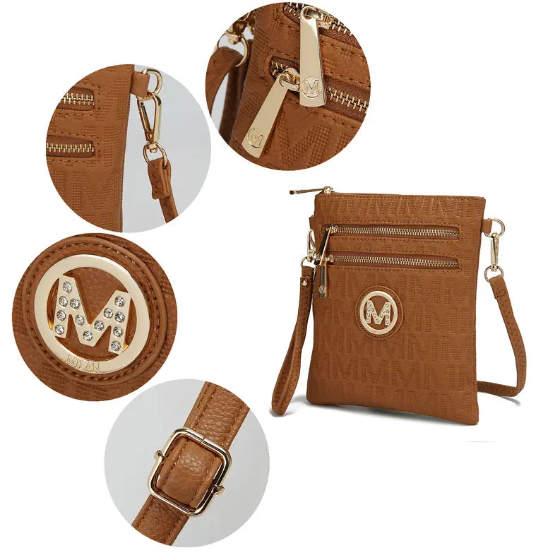 Andrea Milan M Signature Crossbody MKF Colletion by Mia K.