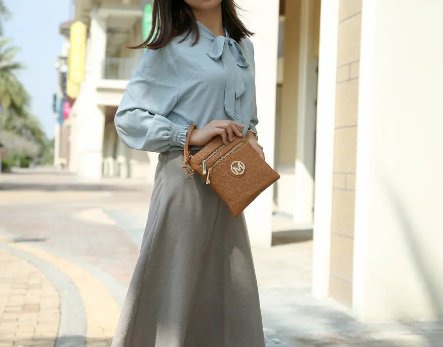 Andrea Milan M Signature Crossbody MKF Colletion by Mia K.