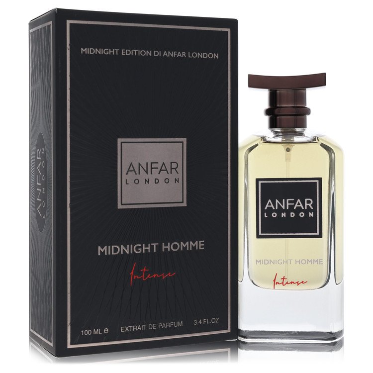 Anfar  Anfar London Midnight Homme Intense by Anfar Extrait De Parfum Spray 3.4 oz for Men for Fragrances for Men Anfar