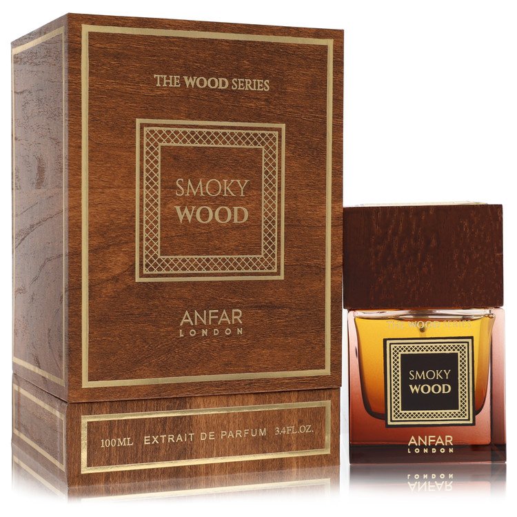Anfar  Anfar London Smoky Wood by Anfar Extrait De Parfum Spray 3.4 oz for Men for Fragrances for Men Anfar