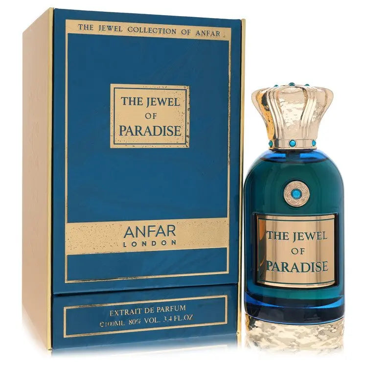 Anfar  Anfar London the Jewel of Paradise by Anfar Extrait De Parfum Spray 3.4 oz for Men for Fragrances for Men Anfar