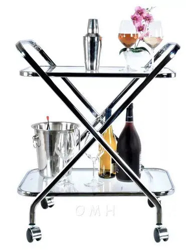Anne Home - X-Shaped Bar Cart OMH USA