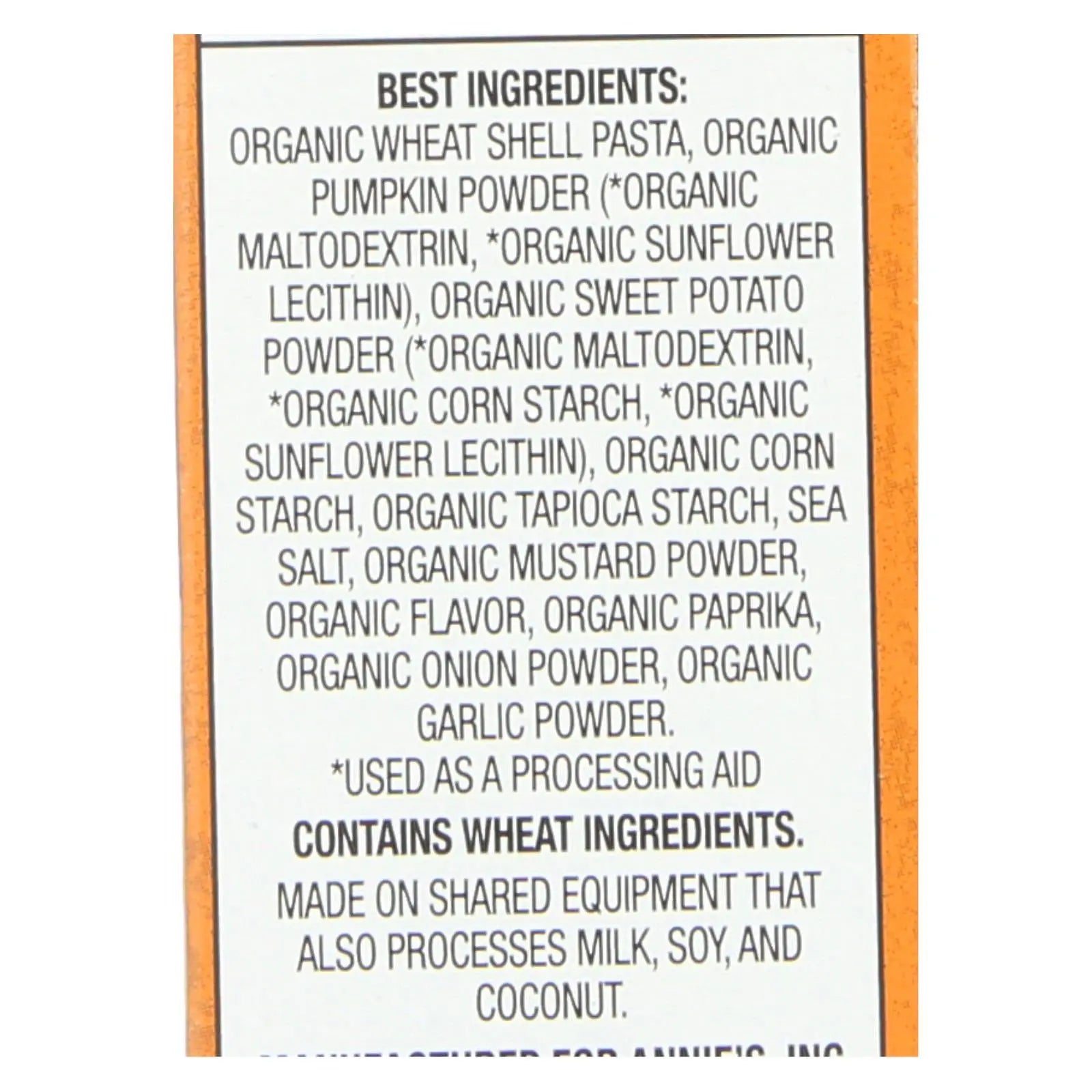 Annie's Homegrown Organic Vegan Shells And Creamy Sauce Pasta Dinner - Case Of 12 - 6 Oz. Annie's Homegrown