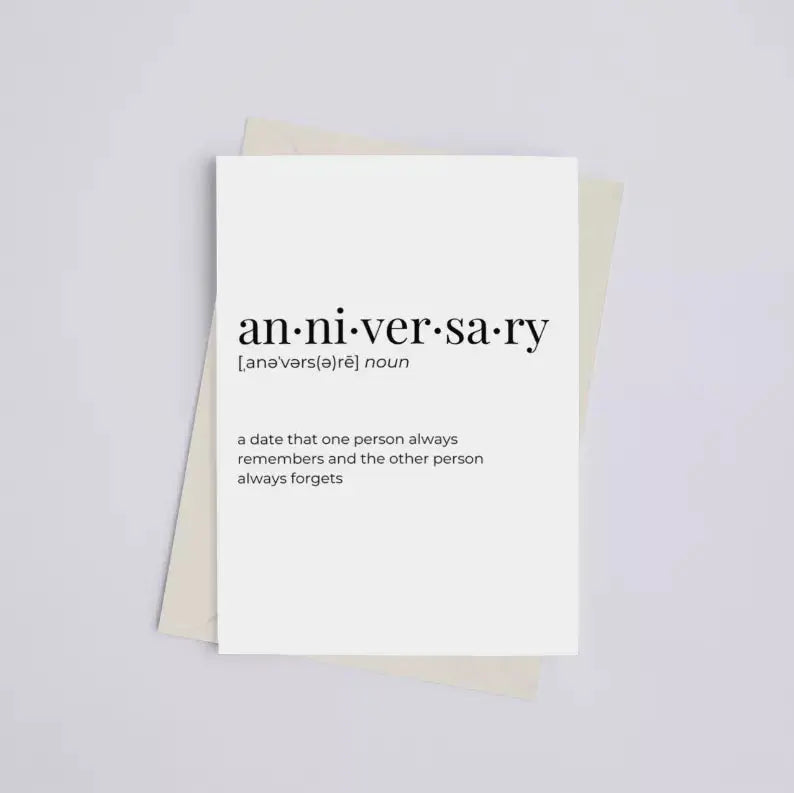 Anniversary - Greeting Card Black Cat Bazaar