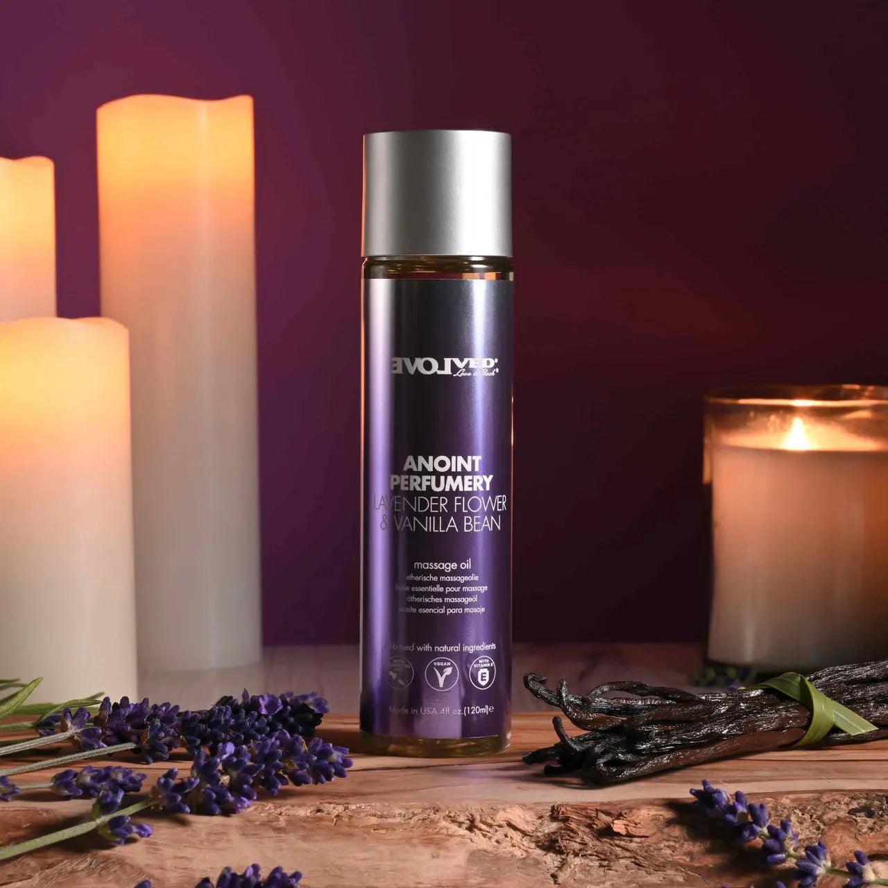 Anoint Perfumery Lavender Flower & Vanilla Massage Oil - GreatEagleInc