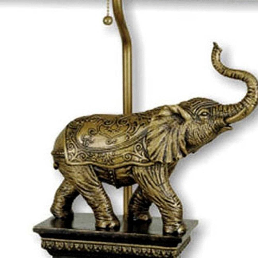 Antique Elephant Table Lamp Homeroots Lighting