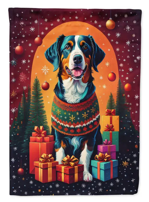 Appenzeller Sennenhund Holiday Christmas Garden Flag Caroline's Treasures