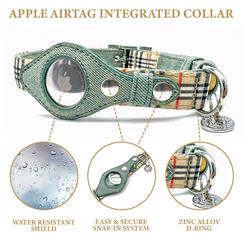Apple Airtag Collar Urban Dog Stars