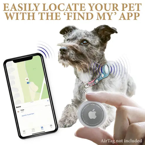 Apple Airtag Collar Urban Dog Stars
