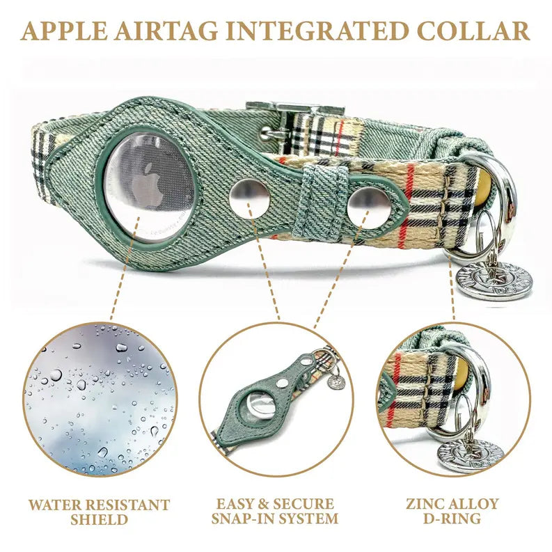 Apple Airtag Collar Urban Dog Stars