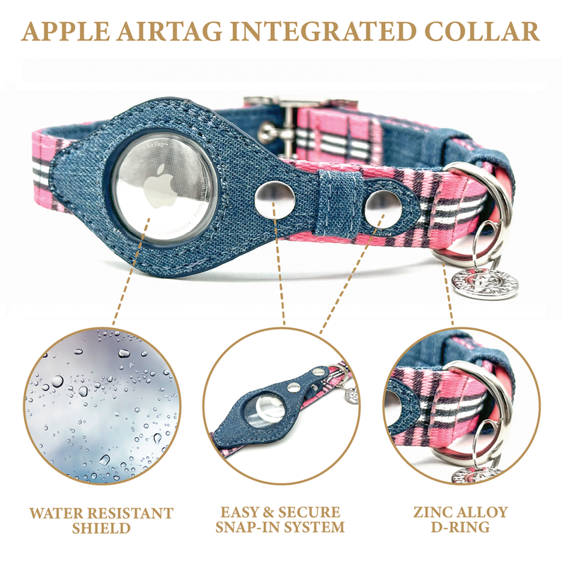 Apple Airtag Collar Urban Dog Stars