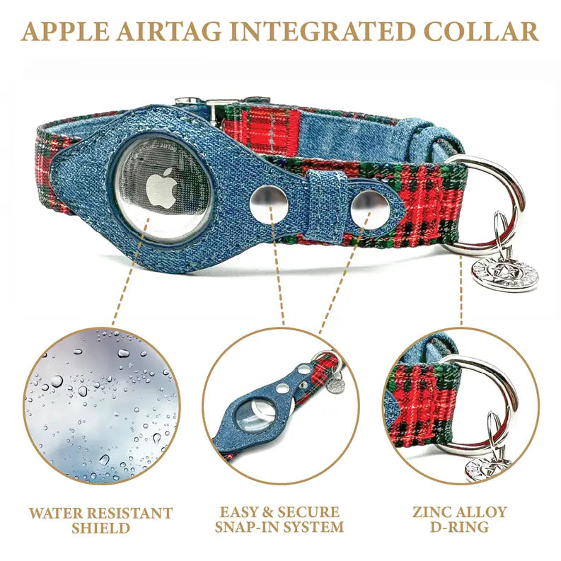 Apple Airtag Collar Urban Dog Stars