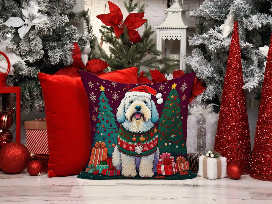 Apricot Toy Poodle Christmas Foam Coasters Caroline's Treasures