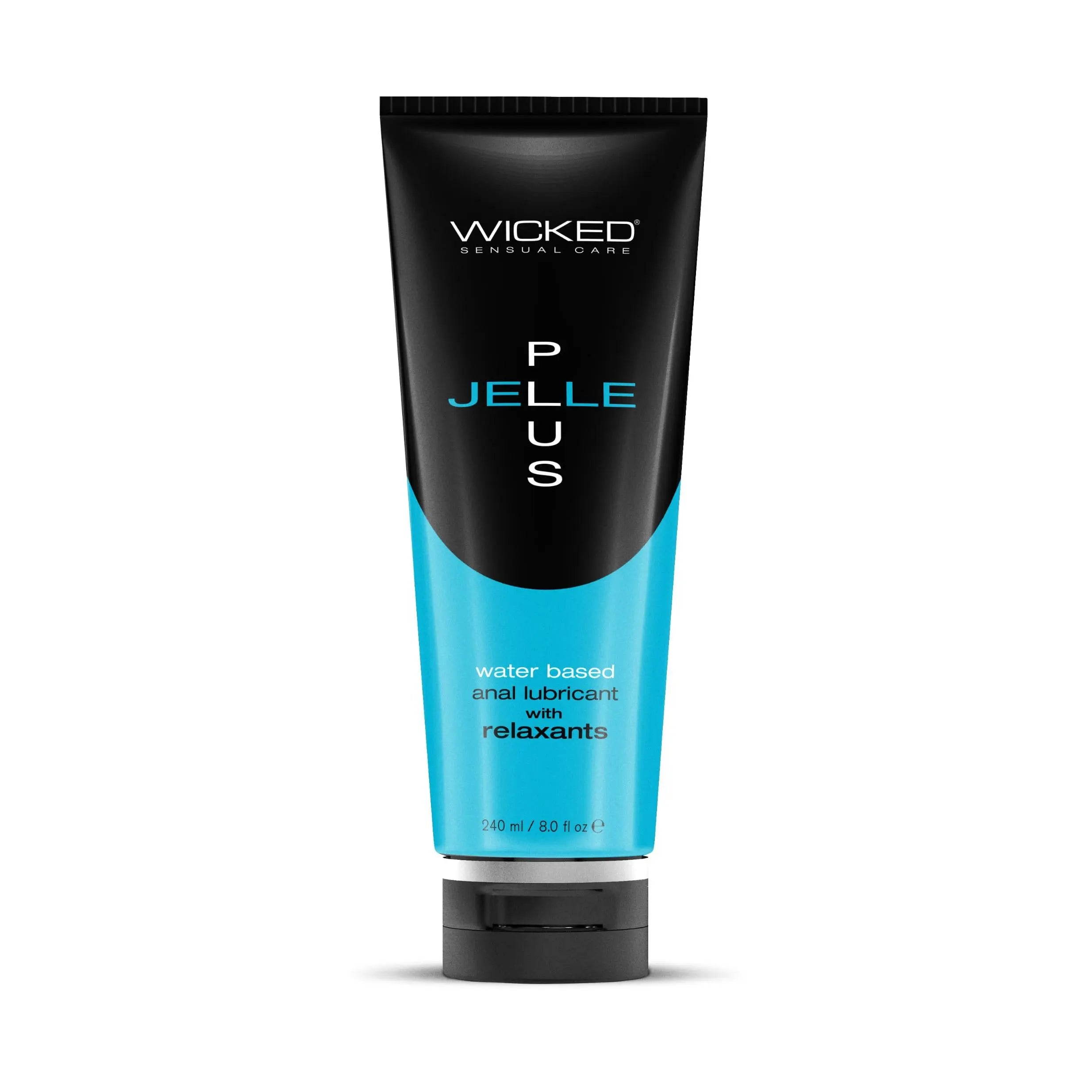 Aqua Jelle Plus - Anal Lubricant With Relaxants 8 Oz Wicked Sensual Care
